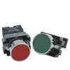 mxuteuk 2pcs 22mm Momentary Push Button Switch SPST Red (1