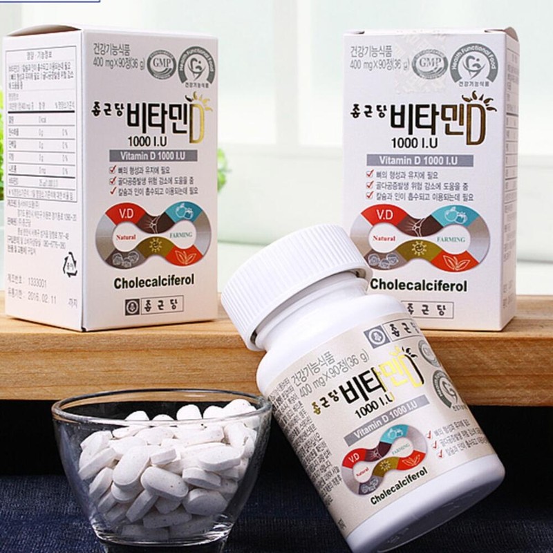 Chong Kun Dang Vitamin D1000IU / 종근당비타민D1000IU