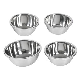 4PCS Stainless Steel Mixing Bowl Set Thickened Soup Bowl Non Stick Kitchen Utensil for Cooking