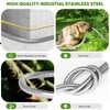 Garden Hose 50 ft, Stainless Steel Water Hose with 10