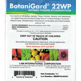 Bontigard BotaniGard 22WP Non Chemical Biological Insecticide 1 Oz  Beauveria Bassiana