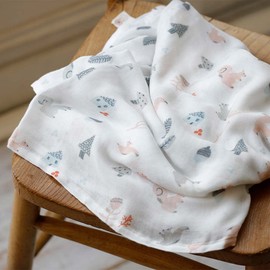 Hoppetta 23111028 White Baby Swaddle