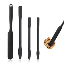 KMYZQDV 4PCS Silicone Stick, Reusable Silicone Mixing Sticks for Resin Epoxy Wax Paint Soap Making Tools, 1PCS Silicone Spatula Applicator, 1PCS Large Silicone Stir Sticks, 2PCS Small Silicone Sticks