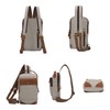 KL928 Canvas Sling Bag for Men Women, Casual Crossbody Backpack