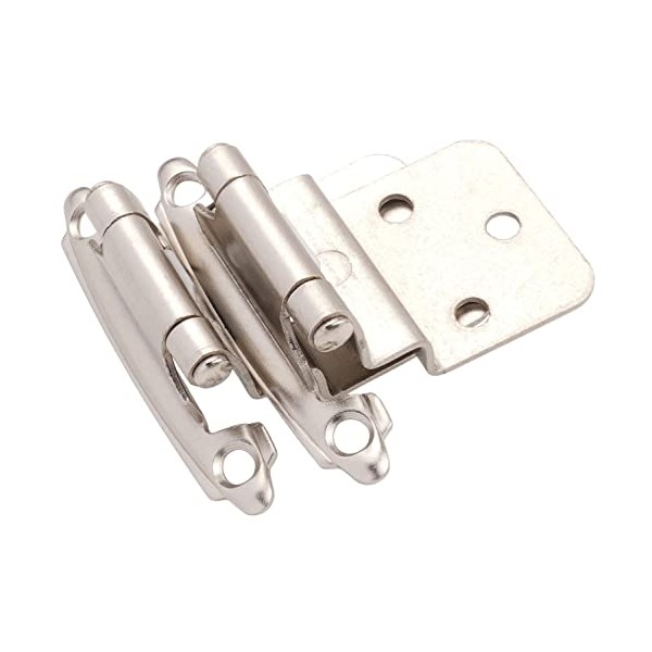 DecoBasics 3/8" Inset Cabinet Hinges Brushed Nickel (1 Pair -2