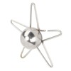 Coffee Cooling Tool with Reusable Metal Ice Sphere Stainless Steel