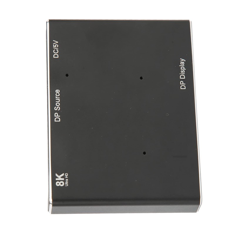 1 in 2 HDMI Splitter 8K Outputs, DisplayPort HD Multimedia