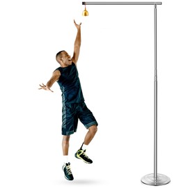 WinnerWhy Vertical Jump Measurement Tool with a Tape 3.54-11.45 ft Adjustable Vertical Trainer Stand Vertical Jump Tester Floor Mounted Standing Vertical Height Jump Measure Equipped for Jump Training