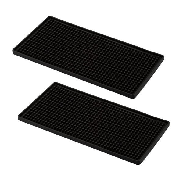 ENN LLC Bar Mat, Counter, PVC, 11.8 x 6.9 inches (30 x 15 cm) (Set of 2)