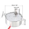 uxcell Turntable Synchronous Synchron Motor 50-60Hz 12 VAC CW 4W