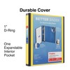 Staples 1-inch 3-Ring Better Binder, Yellow, 3/Pack (ST55846-CCVS)