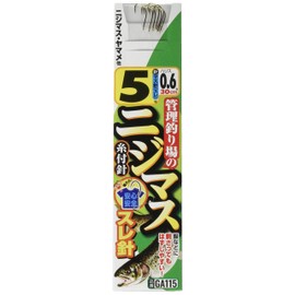 Fishing Hooks GA115 5 Rainbow Trout (Thread Hook) with Thread