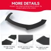 DREAMIZER Black Front Bumper Lip Spoiler Splitter Body Kit For