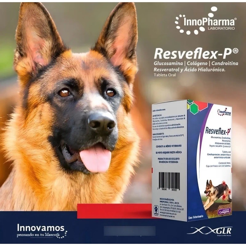 2 Pack Resveflex-p 100 Tab Articulaciones Perro/gato