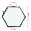Joyzan Hanging Glass Photo Frame, Hexagon Wall Hanging Picture Artwork
