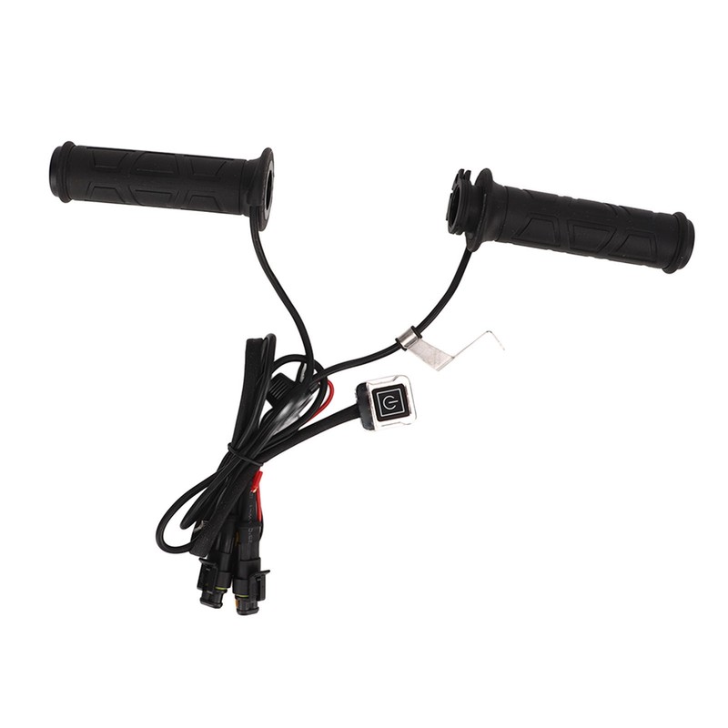 1 Pair Handlebar Heated Grip 3 Level Temperature Adjustment Electric
