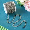 Cheriswelry 10m Aluminium Curb Chain with Spool 6mm Unwelded Plating
