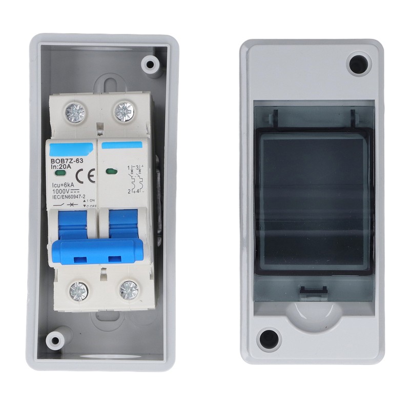 Circuit Breaker MCB PV Combiner Box Waterproof Disconnect Switch 1000V
