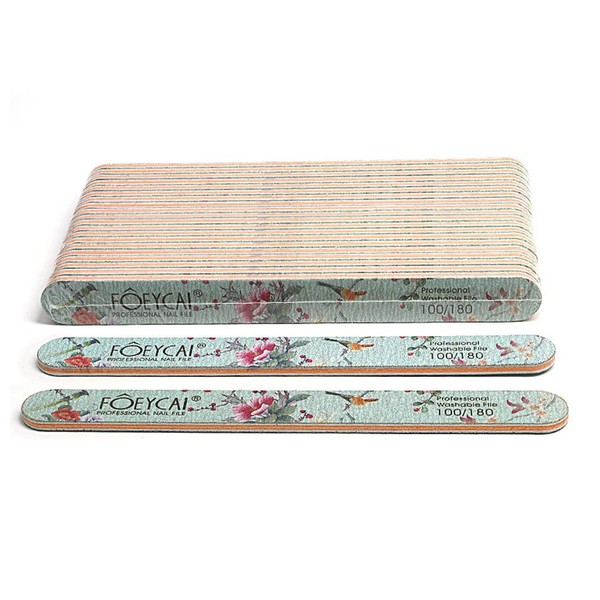Auriselle Pack of 10 100/180 Nagelfeilen Gelnägel Und Naturnägel Doppelseitige