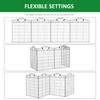 Outsunny Garden Fence Animal Barrier for Dogs, 4 Pack, 44