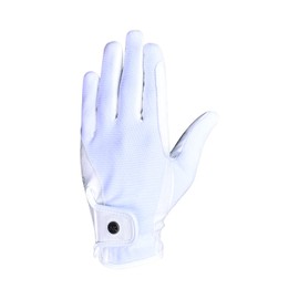 AK Fine Tech Micro Suede Riding & Multifunctional Horse Riding Gloves AKRS-8484 (2XS, White)