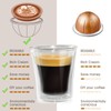 VIVI SKY Reusable Coffee Capsule Lids Work with Nespresso Pods