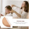 OHPHCALL Wooden Massage Comb Static Mini Hair Comb for Scalp