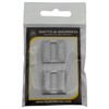 Smith & Warren 3/4"H Captain bars Collar Brass Insignia Embossed