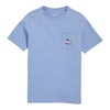 vineyard vines Boys' Baseball Player Whale Short-Sleeve Pocket Tee, Coastline