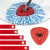Norhogo Red Spin Mop Replacement Base Head for Viledas Mop,