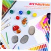 DOITOOL DIY Painting Stones Set 20pcs Natural Pebbles Rocks for