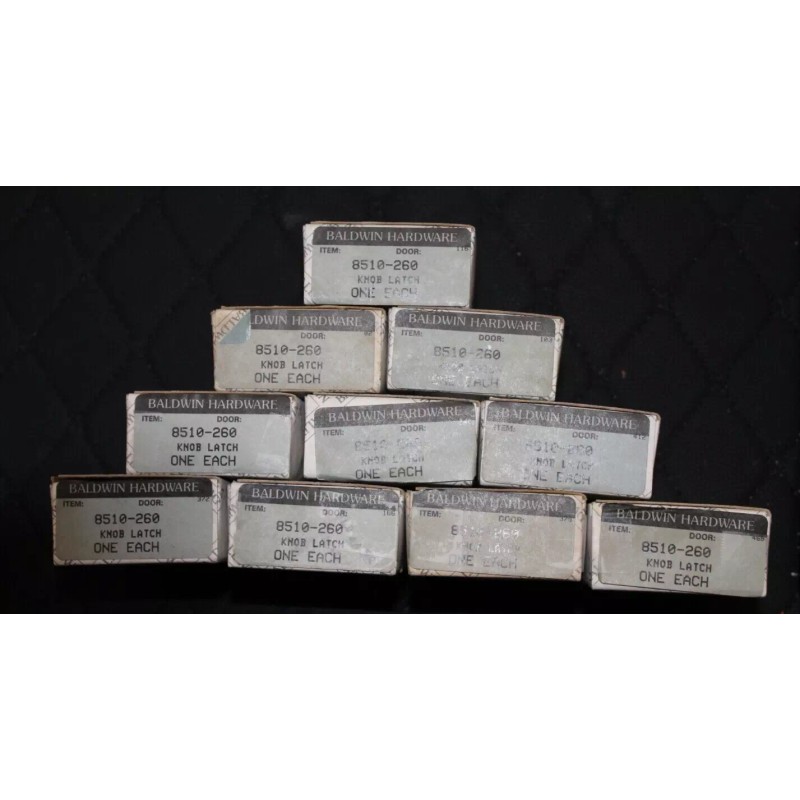 Baldwin 8510-260 Passage Knob Latch Bolt 2-3/8" 2.375 BS Polished