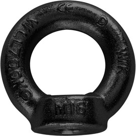 Riggatec Ring Nut DIN 582 M12 Black