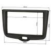 tomzz Audio 2455-045 Double DIN Radio Faceplate Compatible with Toyota