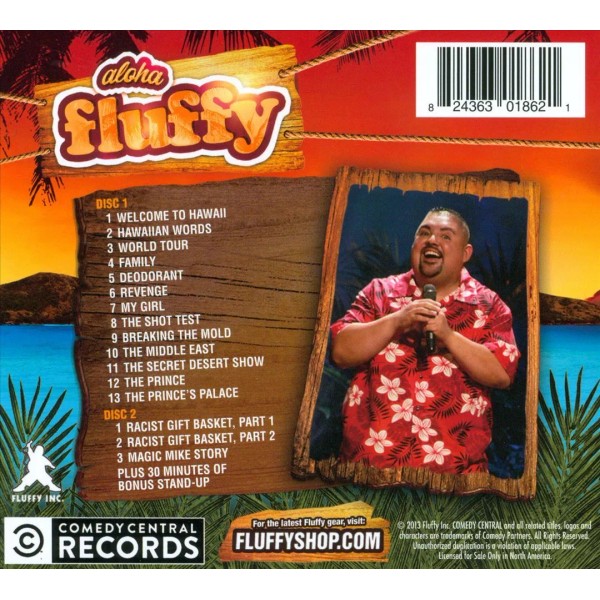 GABRIEL IGLESIAS ALOHA FLUFFY [CLEAN] NEW CD