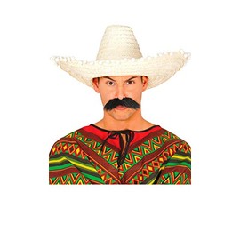 Hat Mexican Straw 50cm - Hats, Caps, Helmets and Diadems