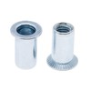 M6 Blind Rivet Nuts, Countersunk Head Round Body Open-ended Threaded