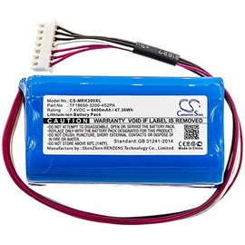 LIONX Battery for Marshall Kilburn II Kilburn II V2 7252-XML-SP C196A1 TF18650-3200-4S2PA 6400mAh / 47.36Wh