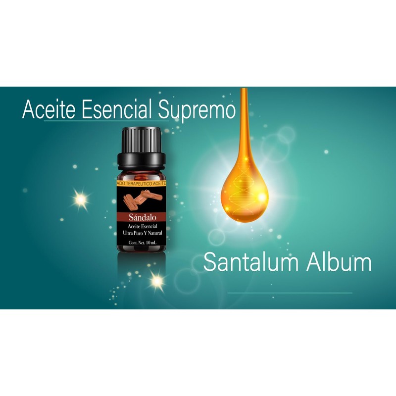 Alluem Aceite Esencial De Sándalo 100% Puro Y Natural