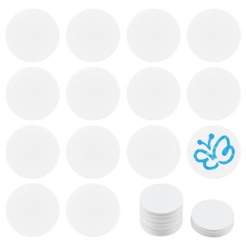 BENECREAT 100 Pcs White Round Cardboard, 1.47 Inch Round Blank Card for Decorating Base, Cupcake Decorating, Diy Bottle Caps, Painting Colouring