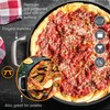 Outset Grill Paella and Deep Dish Pizza Pan, Cast Iron