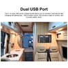 Car USB Socket with Cap, Dual Port Quick USB Charge