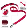 Annchwool No Pull Dog Harness with Padded Handle+5 Ft Leash,Reflective