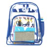 K-Cliffs Clear Backpack Heavy Duty See Through Student Bookbag Large
