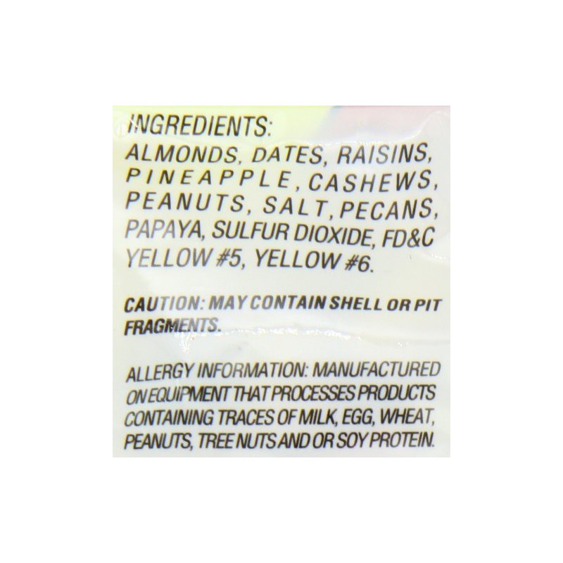 Island Snacks High Energy Mix, 6 Ounce, 6 Count