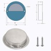 Bestgle 2 Packs Recessed Sliding Door Pull Handles, 90mm Stainless