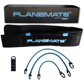 The PlaneMate by ProSENDR™ | Golf Swing Training Aid | Belt Plus 3 Interchangeable Resistance Bands and Shaft Clamp | Shallow Your Swing