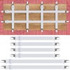 6 Pack Hidden Strap Tablecloth Clips for Outdoor Elasticity Picnic