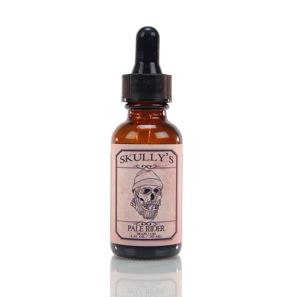 Skully's Beard Oil Beard Oil Conditioner - All Natural Unscented fragrance free with Argan & Jojoba Oils – Softens, Smooths & Strengthens Beard Growth Oil – Grooming Beard and Mustache oil - Pale Rider fragrance Beard Oil 1 oz.