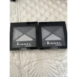 Rimmel Lof Of 2 Rimmel London Glam'Eyes Quad Shadow, 001 SMOKEY NOIR - Discontinued